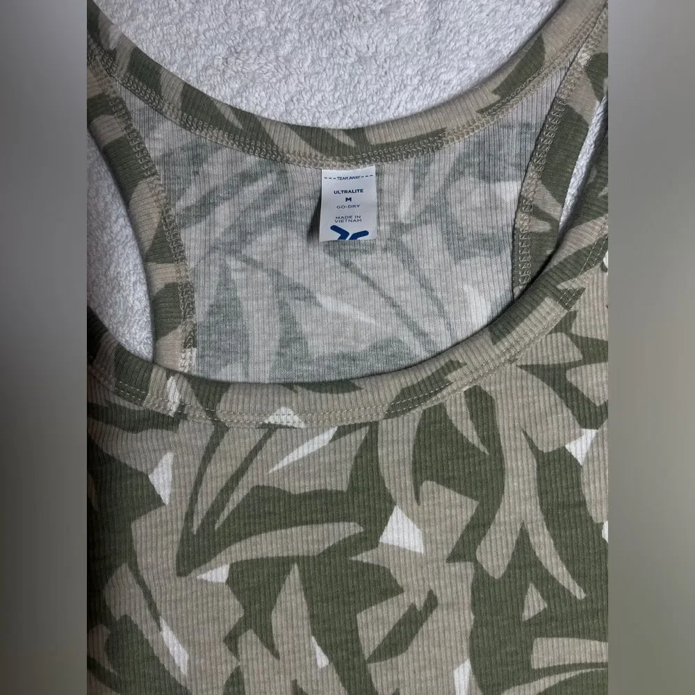 Old Navy Womens UltraLite Rib-Knit Racerback Tank Top Tan Size M - Picture 3 of 3
